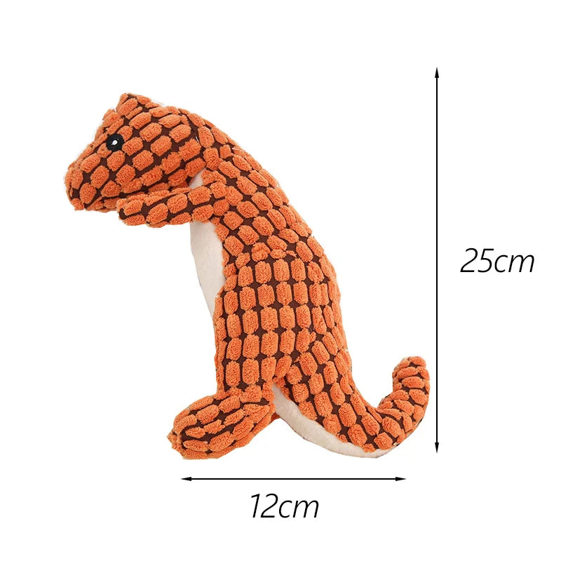 Indestructible Dino Dog Toy